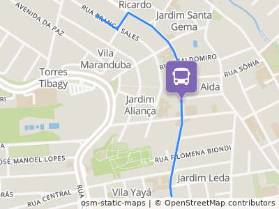 Mapa da parada