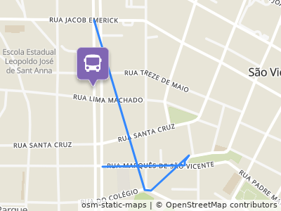 Mapa da parada