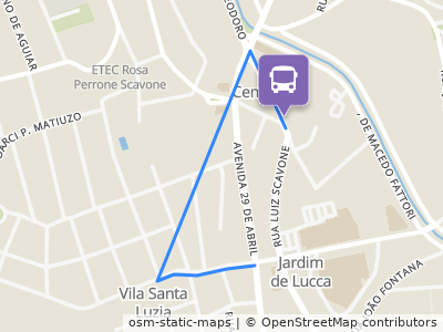 Mapa da parada