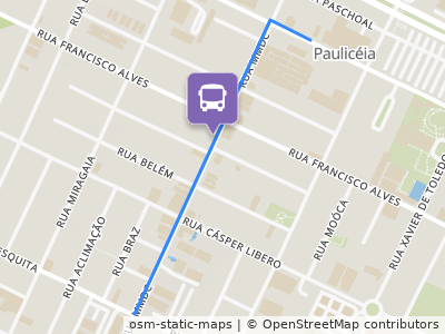 Mapa da parada