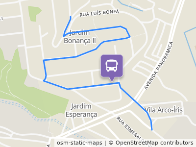 Mapa da parada