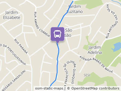 Mapa da parada