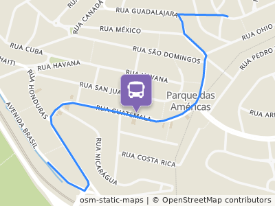 Mapa da parada