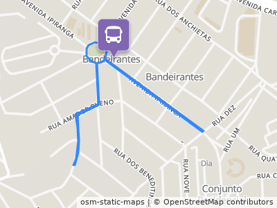 Mapa da parada