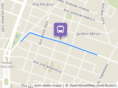 Mapa da parada