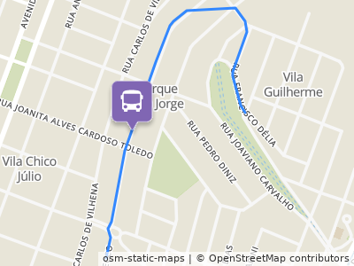 Mapa da parada