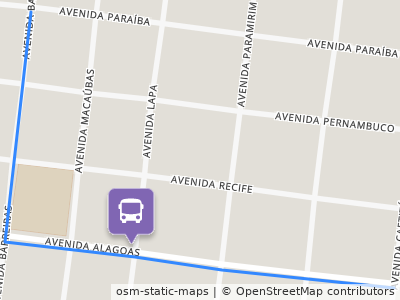 Mapa da parada