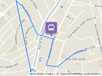 Mapa da parada