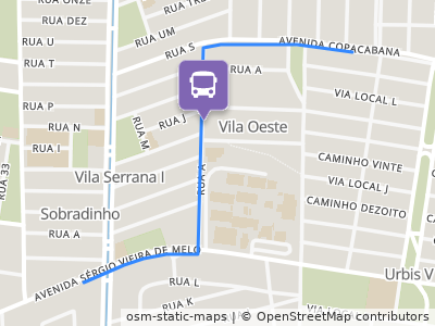 Mapa da parada