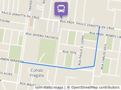 Mapa da parada