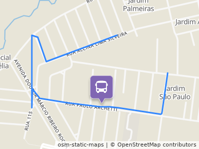 Mapa da parada