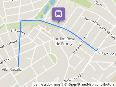 Mapa da parada