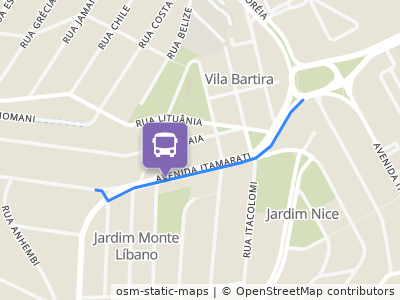 Mapa da parada