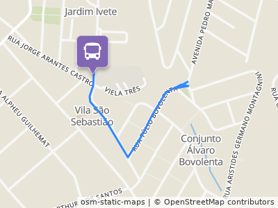 Mapa da parada