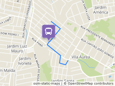 Mapa da parada
