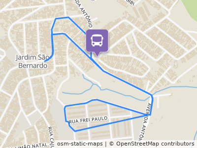 Mapa da parada