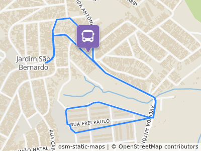 Mapa da parada