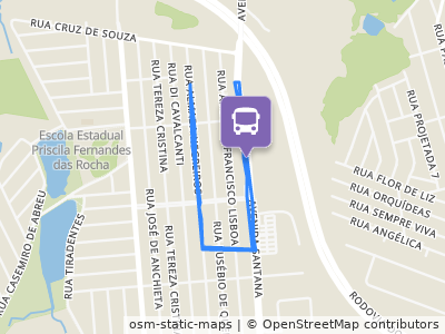 Mapa da parada
