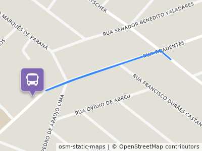 Mapa da parada