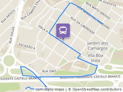Mapa da parada