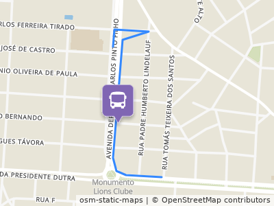 Mapa da parada