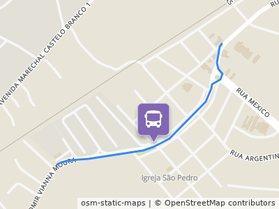 Mapa da parada