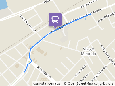 Mapa da parada