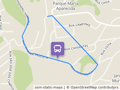 Mapa da parada