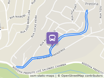 Mapa da parada