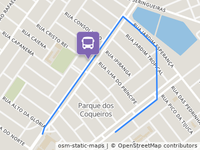 Mapa da parada