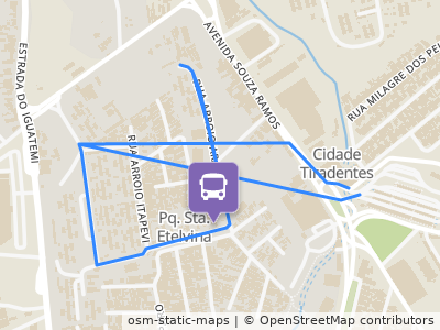 Mapa da parada