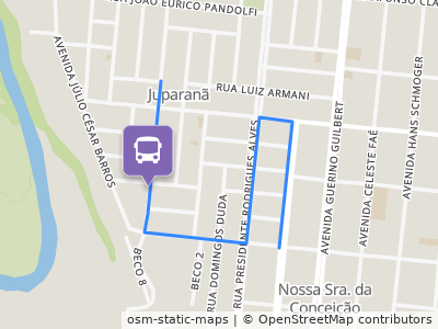 Mapa da parada