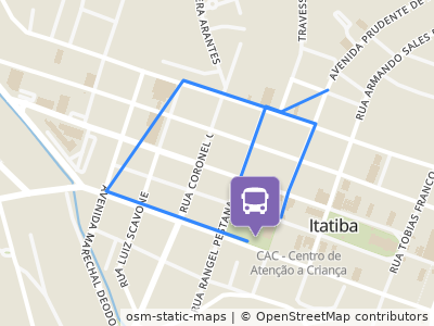 Mapa da parada