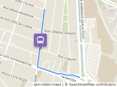 Mapa da parada