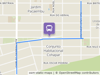 Mapa da parada