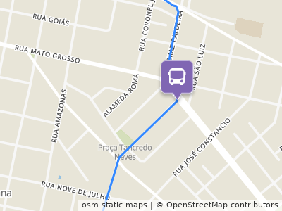 Mapa da parada