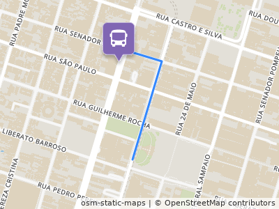 Mapa da parada