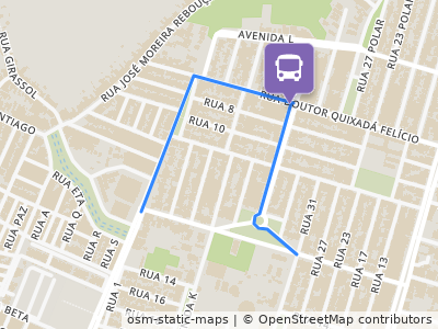Mapa da parada