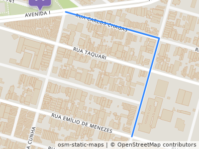 Mapa da parada