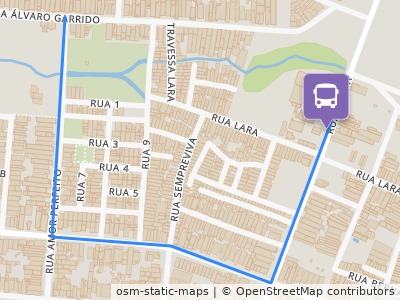 Mapa da parada