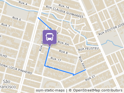 Mapa da parada