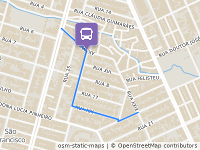 Mapa da parada