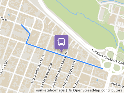 Mapa da parada