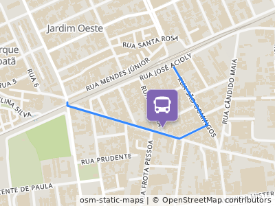 Mapa da parada