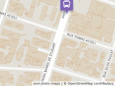Mapa da parada