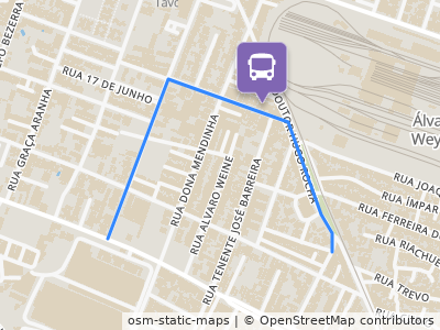Mapa da parada