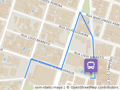 Mapa da parada