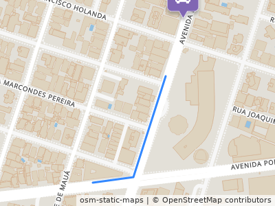 Mapa da parada