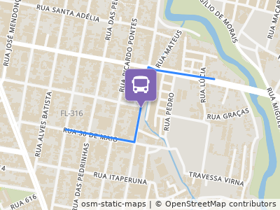 Mapa da parada