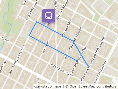Mapa da parada